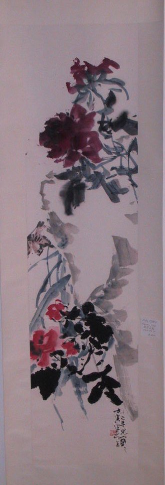 Peonies and Sparrows